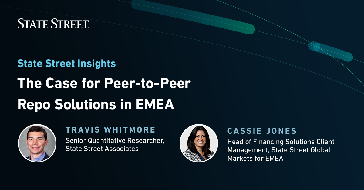 Travis Whitmore, senior quantitative researcher at @StateStreet Associates and Cassandra Jones, head of financing solutions client management, State Street Global Markets EMEA, review the evolution of the #RepoMarket. Read more here: ms.spr.ly/6017gCsvH