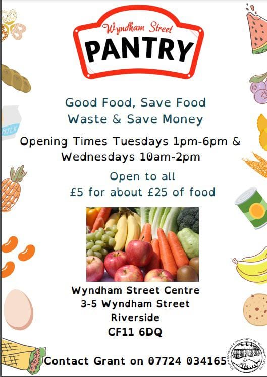 Called into the <a href="/SRCDC_Cardiff/">South Riverside Community Development Centre</a> pantry this afternoon to spread the word about our upcoming Tenant summer wellbeing event... I was so impressed by todays selection! Fresh meat and dairy alongside store cupboard essentials and best of all lots of locally grown allotment veg!💚