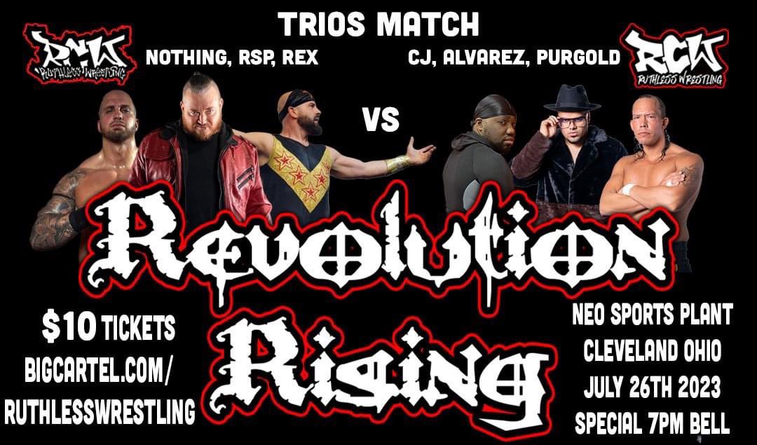 Team @Ground_Zero585 will be taking over @RCWrestling2002 in Cleveland OH tomorrow night

#RevolutionRising #RCW #GroundZero #RespectTheCraft