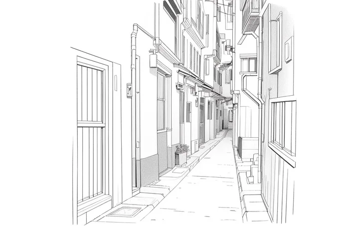 白紙i2i法、マンガの背景作成にもメチャクチャ有効なので、いろんなひとに伝わってほしい……。白い画像データをi2iするだけ!