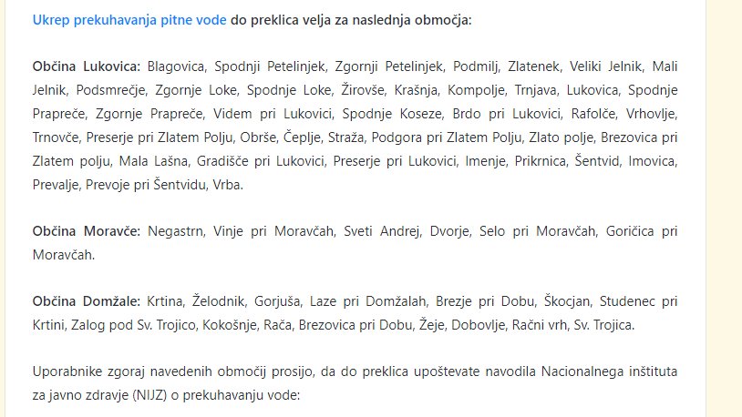 dragica12's tweet photo. Občani #ČrniGraben_Lukovica, #Moravče, #Domžale, skratka večina, ki nas ima #Prodnik čez, imajo/imamo okuženo vodo...
g.@Pertinacal, ne pijte vode...🍻
https://t.co/FWXHuSlyUF https://t.co/ubdnYw7H5M