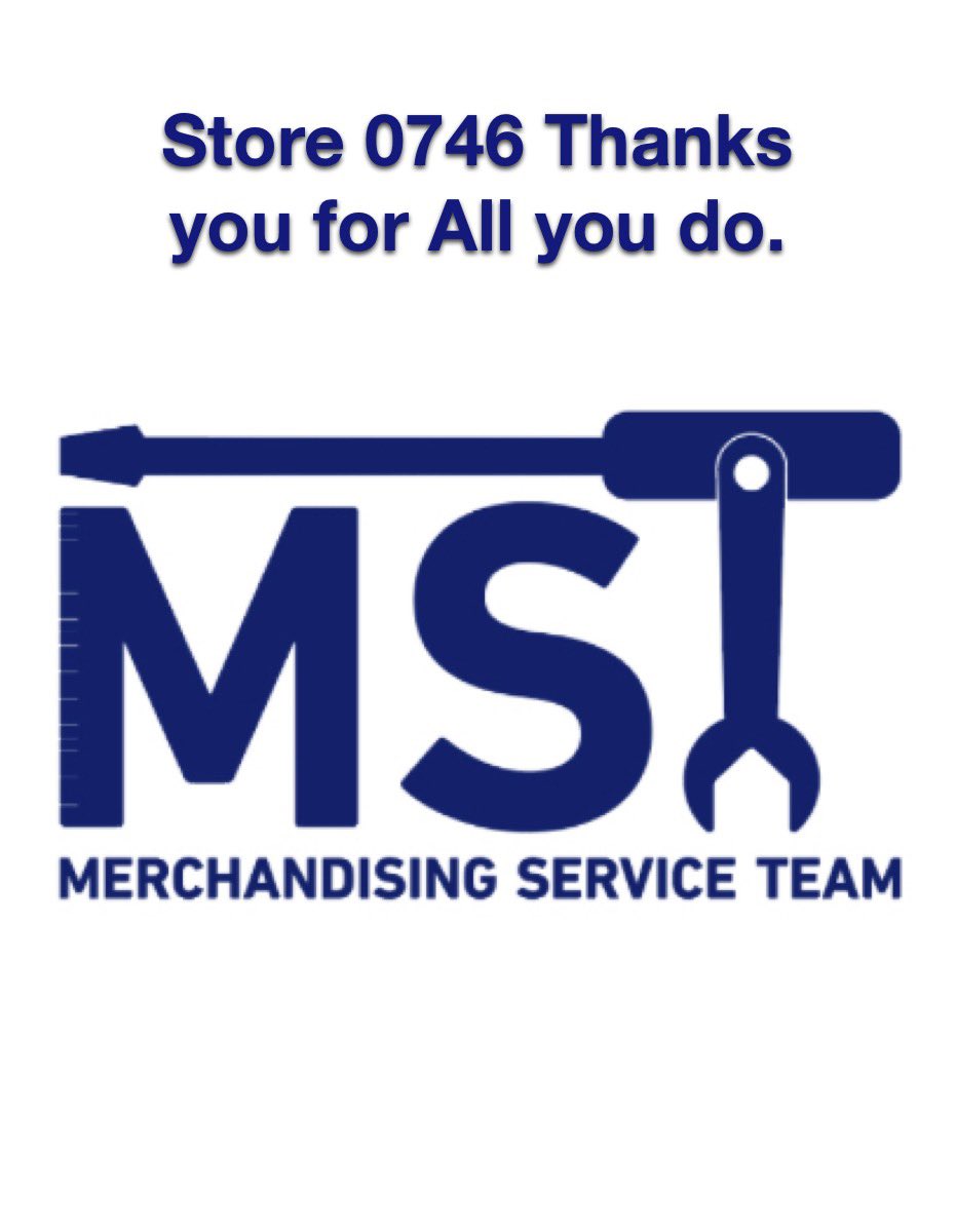 lenny0746's tweet photo. MST Appreciation Week. Thank you for all your hard work throughout the store. We could not do it without you. @JBBailey9 @bbrammell816 @BenitoKomadina @jwaddell746 @faith03420 @Thomasa312 @BlueBoxR1 #MST #MSTAppreciationweek @DebDearing @_searls https://t.co/4vmkBL994y