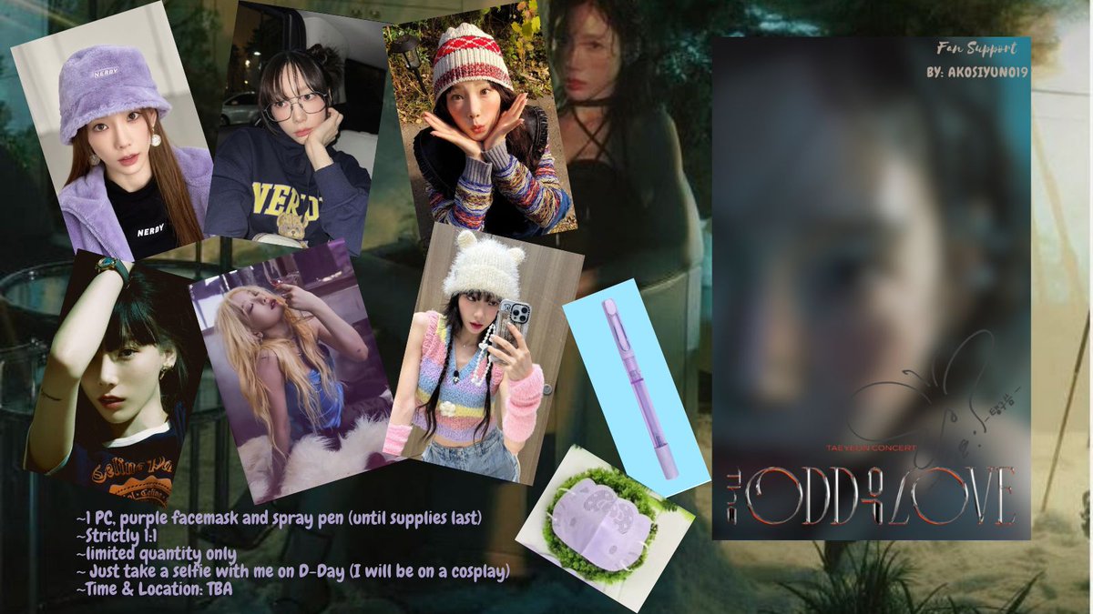 AkoSiYuno19's tweet photo. 🤸‍♀️Taeyeon: The Odd of Love in Manila Giveaway🤸‍♀️

🫰 like, rt and follow is much appreciated ^^

#태연 #TAEYEON #소녀시대
#TheODDOfLOVE
#TAEYEONCONCERT_TheODDOfLOVE 
#TheODDOfLOVE_in_MANILA https://t.co/Djtass4mXt
