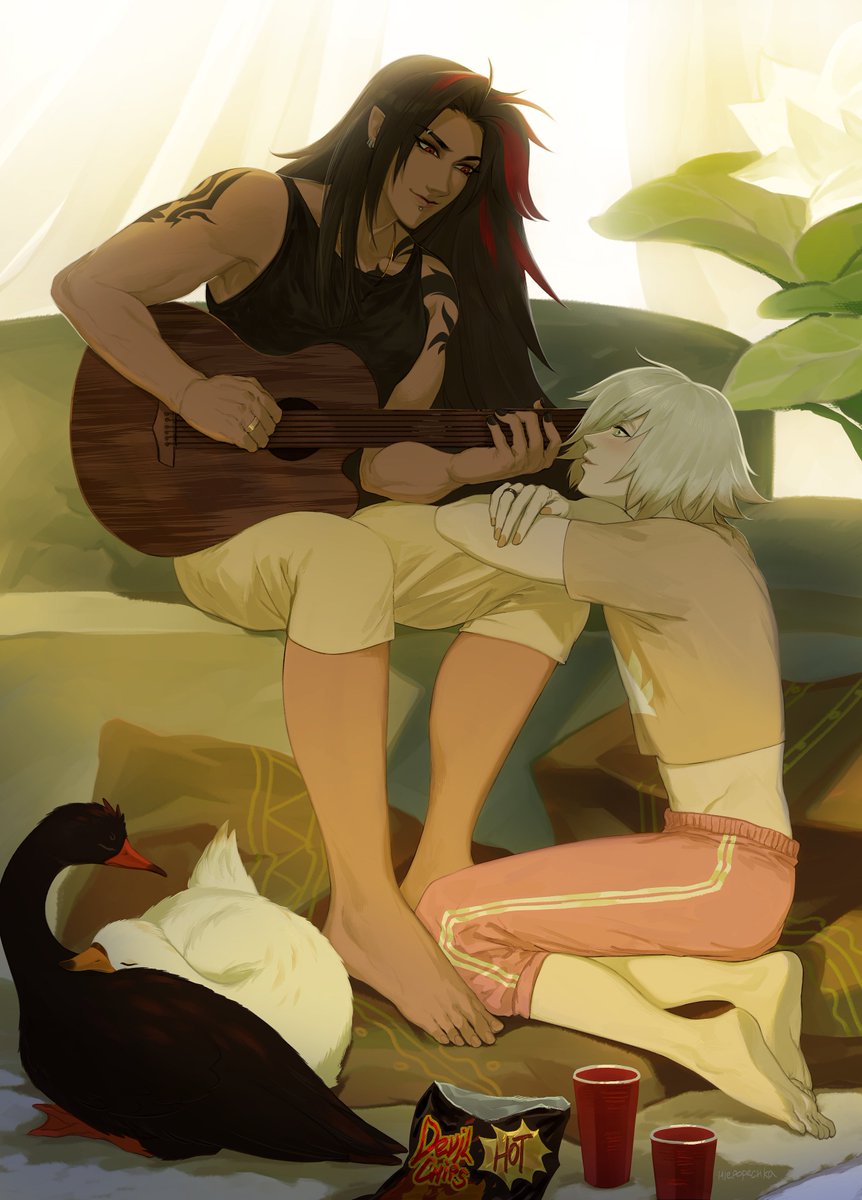 YEAH finally my part in onmyoji zin😳
#阿修罗 #帝釈天 #修帝 #阴阳师 #inmyheartbook #ashutai #onmyoji  <a href="/inmyheartBook/">The Man in My Heart | Onmyoji FANBOOK</a> 

 - So, how this song called?
 - "King and Hero"...