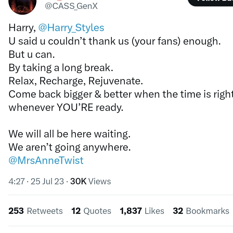 Anne retweeting this tweet 😭😭😭😭 they spoked for all of us