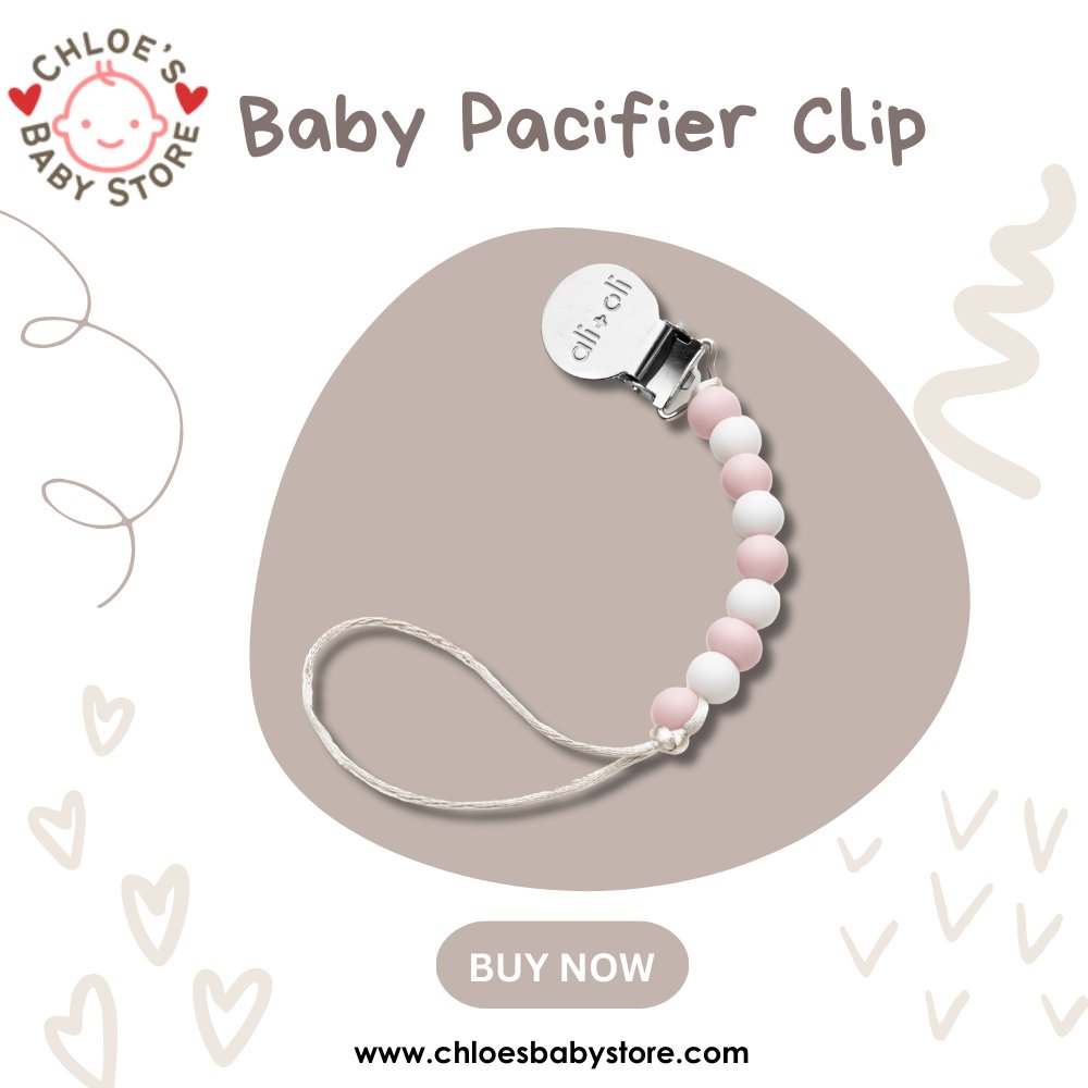 Our Baby Pacifier Clip is not just a cute accessory; it's a tiny lifesaver, ensuring your little one's favorite pacifier is always close and secure. 

#BabyPacifierClip #BabyEssentials #ParentingMustHaves #MomLife #BabyComfort #USAparenting #USAbabyproducts #BabyAccessories