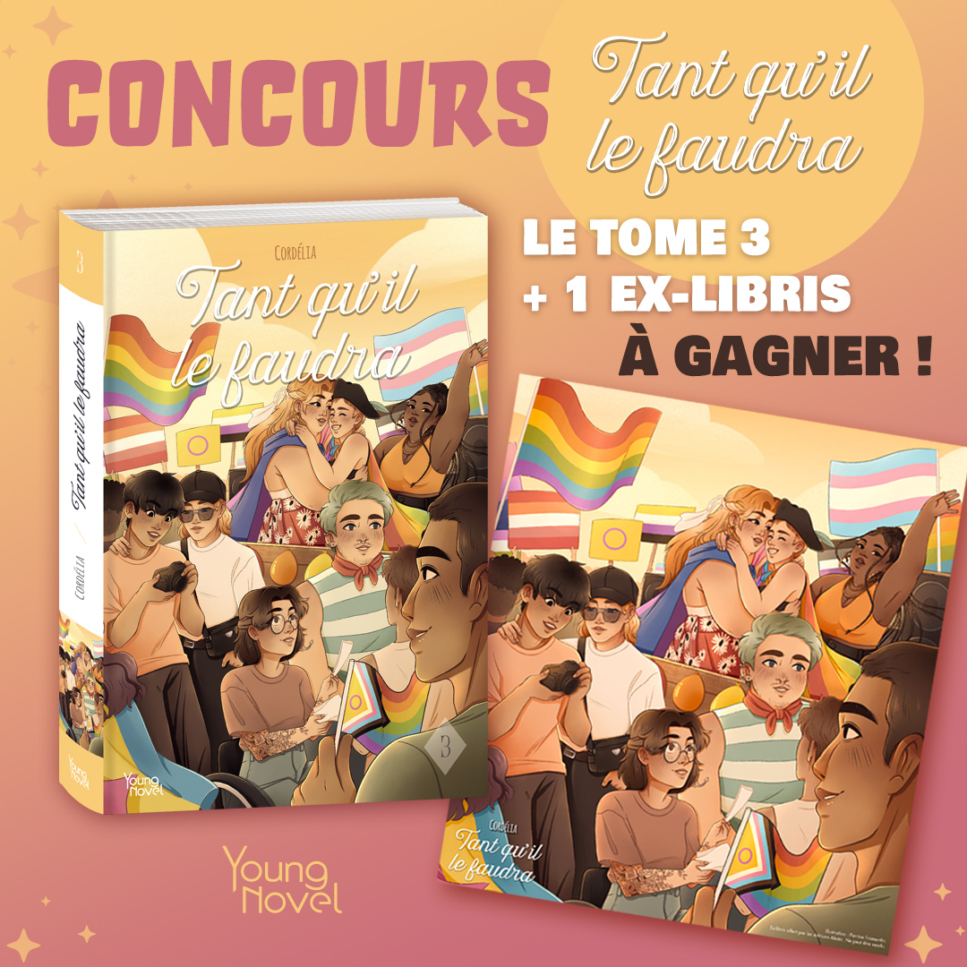 young_novel's tweet photo. 🌈 JEU CONCOURS 🌈

Les fans de la série « Tant qu’il le faudra » vont être ravis ! Tentez de remporter un ex-libris et le dernier tome de la série 😁

Pour participer, RT + Follow @young_novel 

TAS le 1er août ! Les gagnants seront contactés en MP.

Bonne chance 🍀 https://t.co/ZdPj6ocX9W