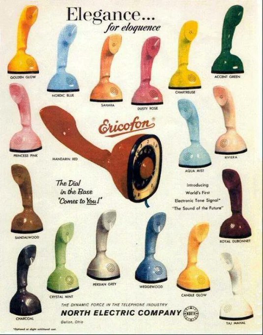 The story of the Ericofon, the Ericsson one-piece plastic telephone: the first to incorporate the dial &amp; handset into a single unit, considered one of the most significant industrial designs of the 20th century &amp; sitting in the permanent collection of MOMA buff.ly/3pI4bCU