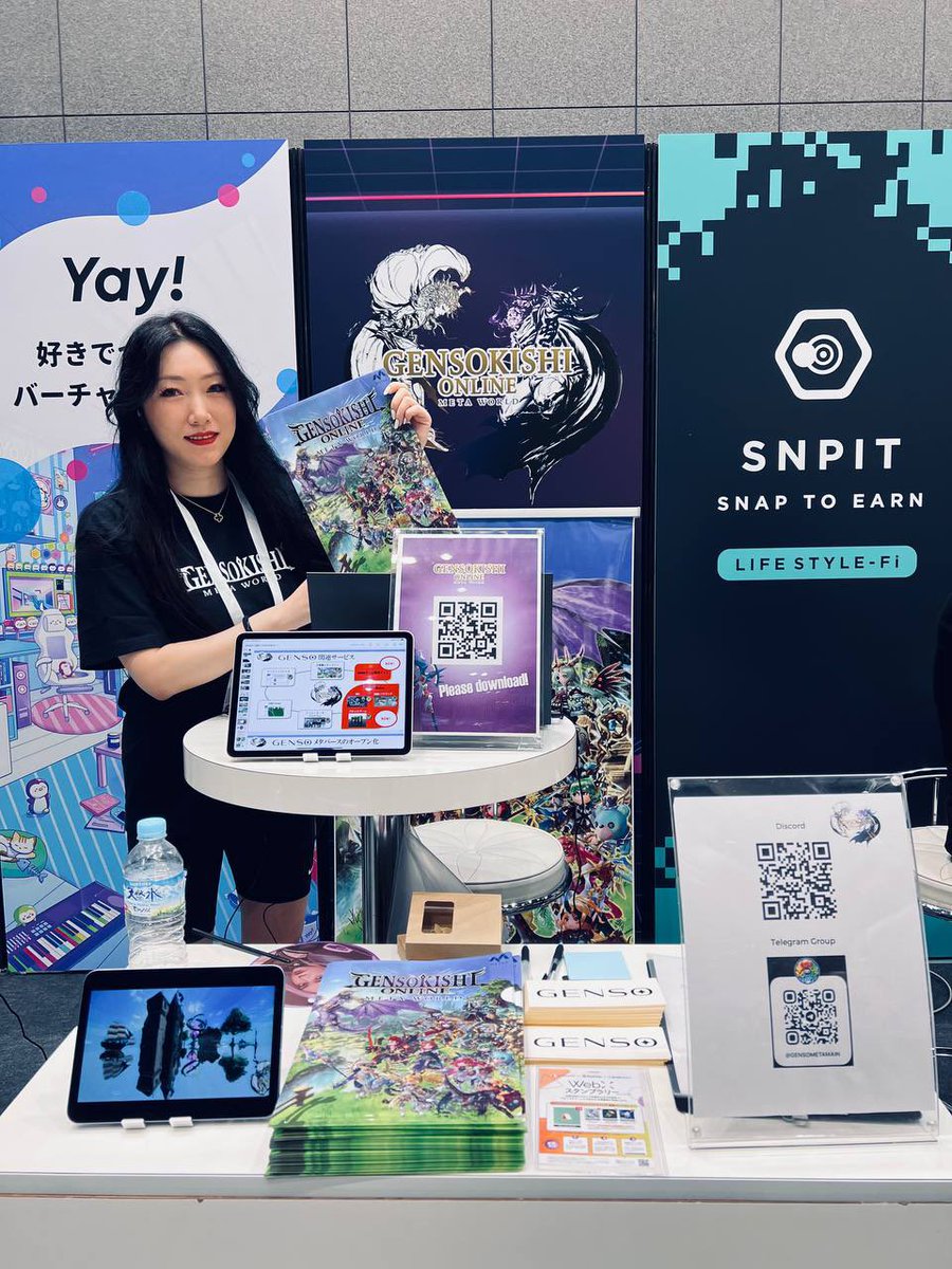 genso_meta's tweet photo. Ready for @WebX_Asia 🚀 https://t.co/6XR9uAAY9a