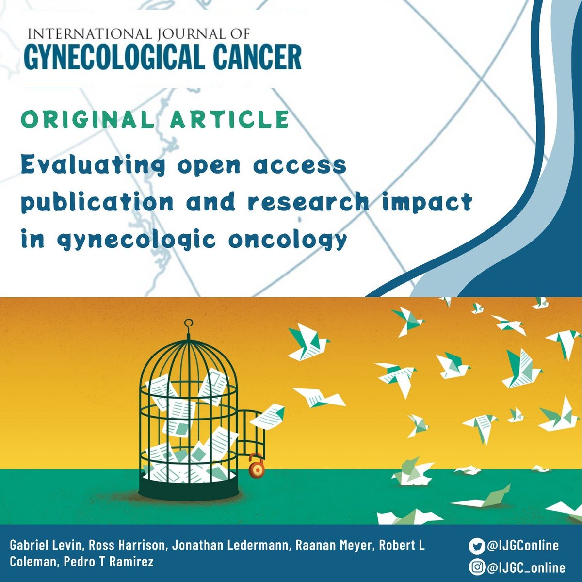 IJGC (@ijgconline) on Twitter photo Is there a #citation advantage for #Open #Access publications in #GynOnc?
Read more at π bit.ly/3OogaTk
<a href="/pedroramirezMD/">Pedro T Ramirez</a> <a href="/HsuMd/">Arthur_HC_Hsu</a> <a href="/JayrajAarthi/">Aarthi S Jayraj</a> <a href="/AndreFernandes2/">Andreina Fernandes</a> <a href="/agz_eriksson/">Ane Gerda Z Eriksson MD PhD</a> <a href="/IGCSociety/">IGCS</a> <a href="/ESGO_society/">ESGO</a> <a href="/ENYGO_official/">European Network of Young Gynae Oncologists</a> <a href="/OncoAlert/">OncoAlert</a> <a href="/IJGCfellows/">IJGC Fellows</a> <a href="/GynMe4/">SoMe4GynOnc</a> <a href="/oncohoegl/">Jorge Hoegl. MD</a> Is there a #citation advantage for #Open #Access publications in #GynOnc?
Read more at π bit.ly/3OogaTk
<a href="/pedroramirezMD/">Pedro T Ramirez</a> <a href="/HsuMd/">Arthur_HC_Hsu</a> <a href="/JayrajAarthi/">Aarthi S Jayraj</a> <a href="/AndreFernandes2/">Andreina Fernandes</a> <a href="/agz_eriksson/">Ane Gerda Z Eriksson MD PhD</a> <a href="/IGCSociety/">IGCS</a> <a href="/ESGO_society/">ESGO</a> <a href="/ENYGO_official/">European Network of Young Gynae Oncologists</a> <a href="/OncoAlert/">OncoAlert</a> <a href="/IJGCfellows/">IJGC Fellows</a> <a href="/GynMe4/">SoMe4GynOnc</a> <a href="/oncohoegl/">Jorge Hoegl. MD</a>