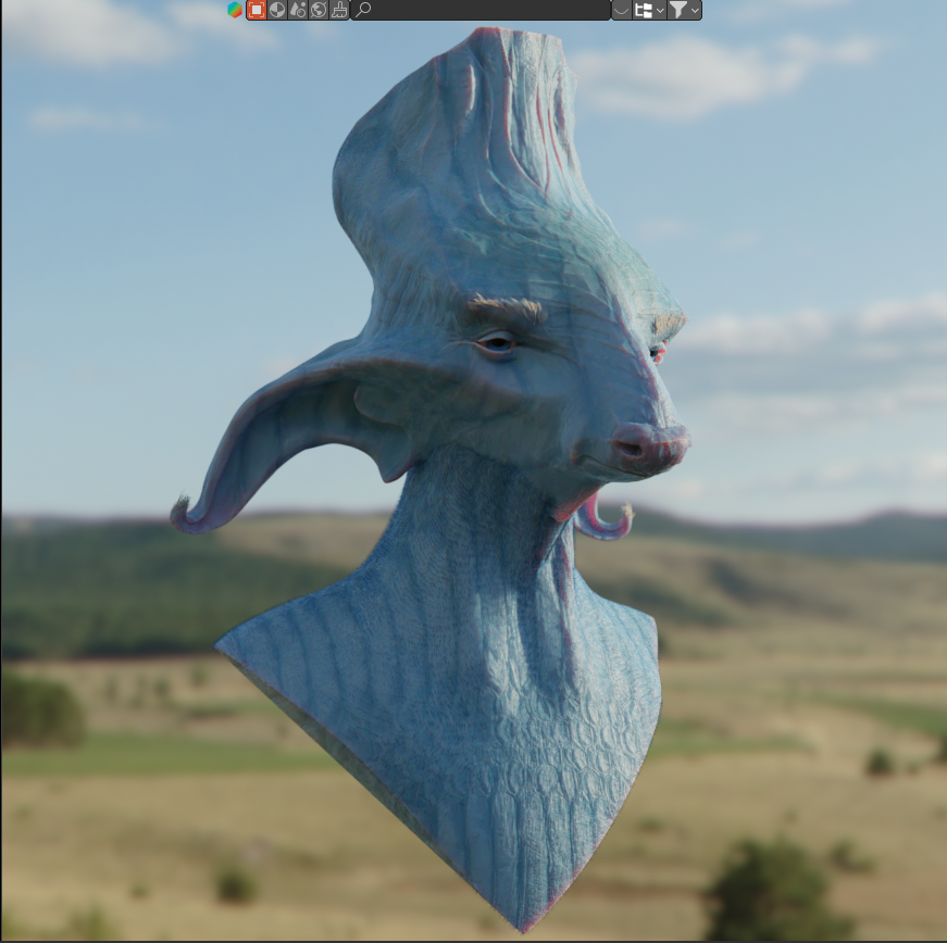 JimmyDuda3's tweet photo. #sculpting fun! Turned out kinda like an alien-ish Snoop Dogg :) #blender #characterdesign #alien #conceptart #3dart #3dartist #sculpt #creaturedesign #creature #masseffect #starfield #hiphop #digitalart #snoopdogg #snoopdoggydogg #westcoast @SnoopDogg https://t.co/cGJ30V8gv3