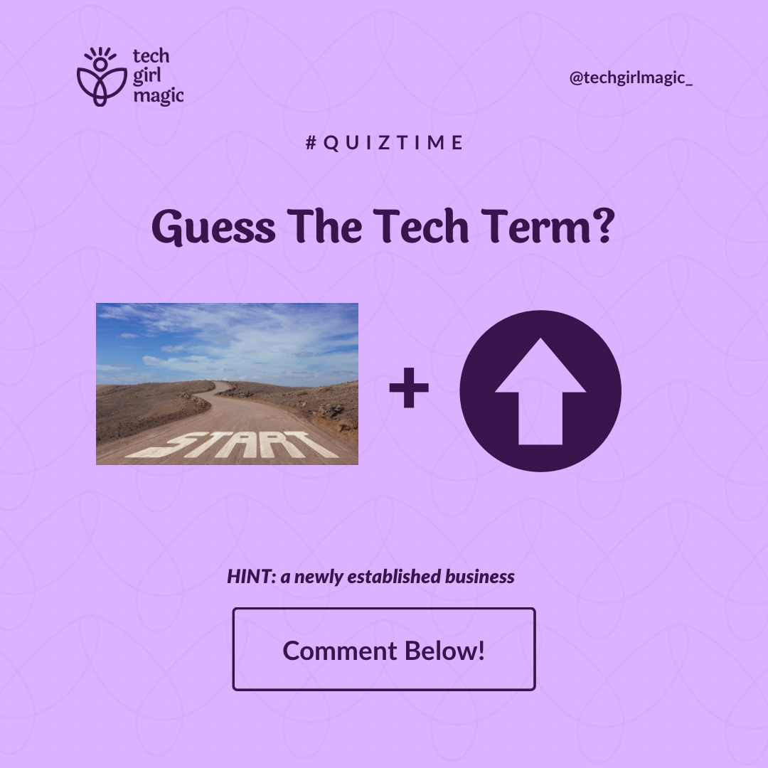 Can you guess the Tech term using the images above? 🤔⬆️ 

PS: We think it’s too easy🤭
.
.
.
.
.
.
#guesstheword #techterms #techgirlmagic #ngo #techcommunities #femaletechcommunities