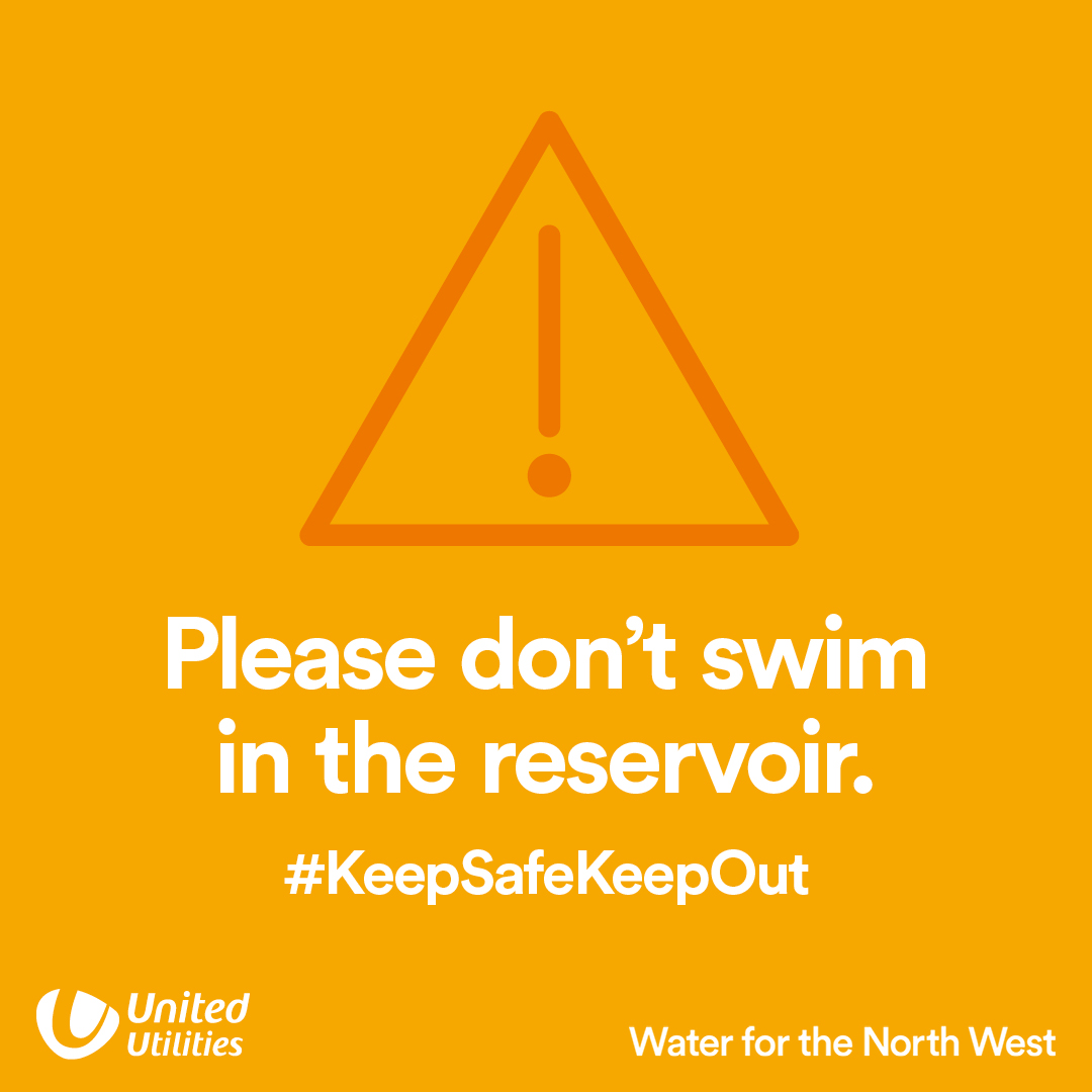 Please do not swim in the reservoirs. It doesn’t matter how strong a swimmer you are, reservoir swimming is extremely dangerous! Please keep safe and keep out and share this important message with your family and friends. #DrowningPreventionDay #KeepSafeKeepOut