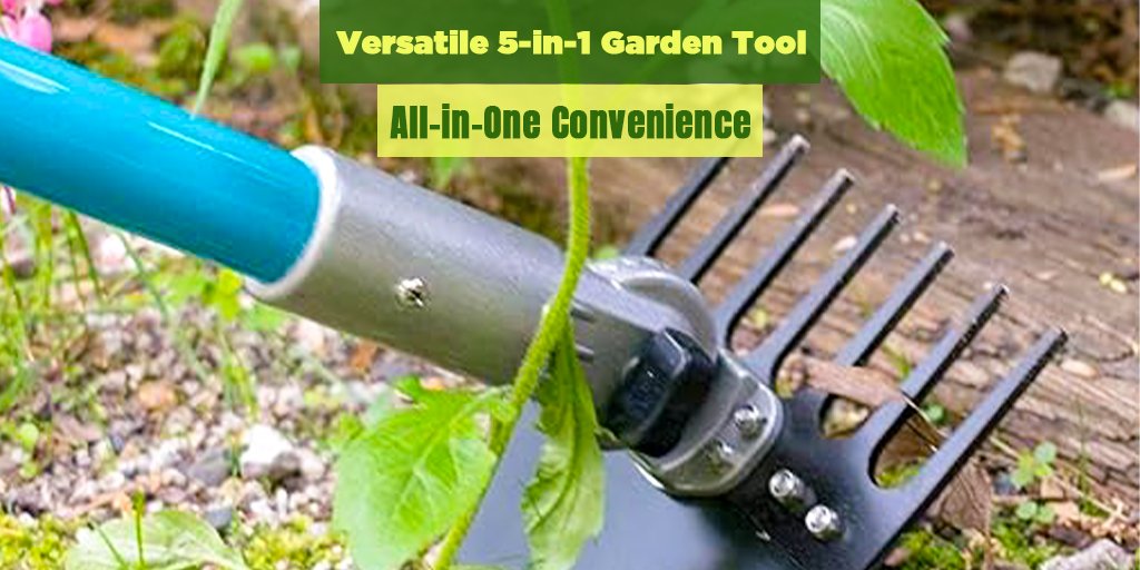 🌻🛠️ Need a garden tool that does it all? Look no further! 🌱🔧 Our 5-in-1 gardening wonder will be your new favorite companion in the garden. 🌿🌼 Say goodbye to juggling multiple tools and hello to streamlined efficiency! 🌳✨ #GardenTool #VersatileGardening 🚀🌈