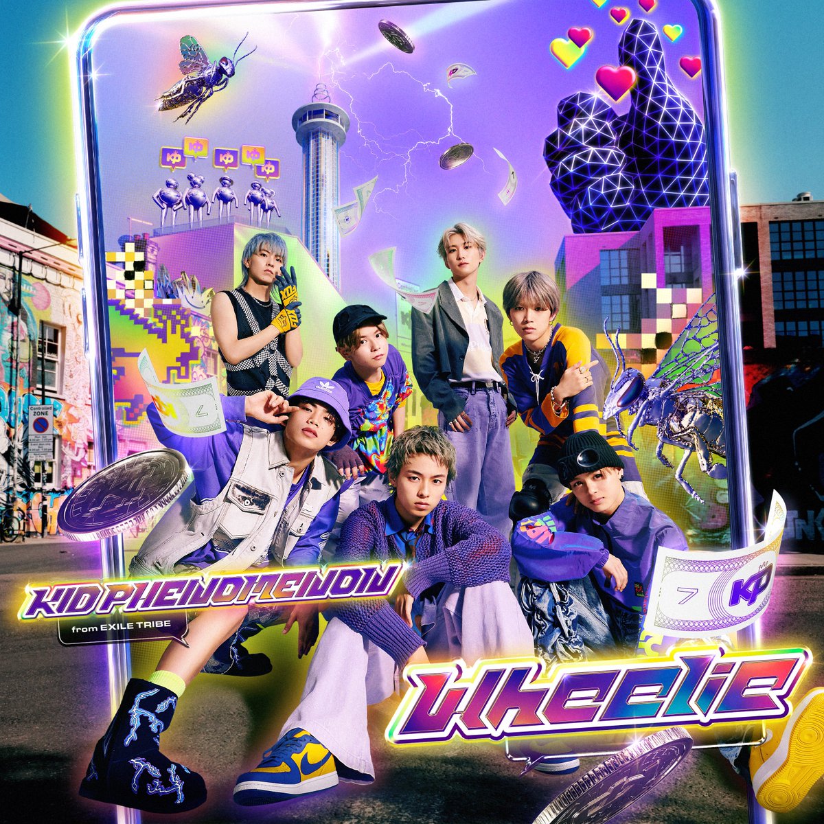 🔥情報解禁🔥】 👑アーティスト写真 集合ver💜 👑Wheelie ジャケット