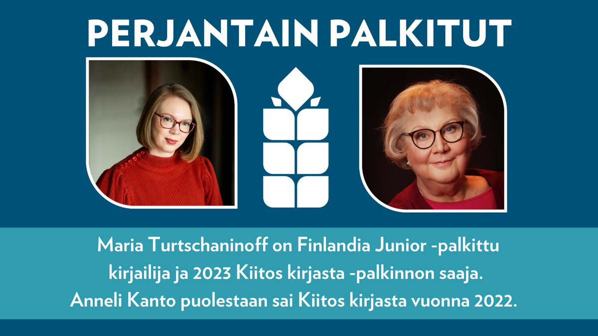 Urjalankunta's tweet photo. Pian mennään! Perjantaina 4.8. Pentinkulman päivät käynnistyvät palkitusti, kun kunnantalon pihalla esiintyvät Kiitos kirjasta 2022 ja 2023 palkitut Anneli Kanto ja Maria Turtschaninoff.
@Annukuu 
#pentinkulmanpäivät
#penttarit
#KukkivaUrjala
#urjala https://t.co/rWpYgM4uY5