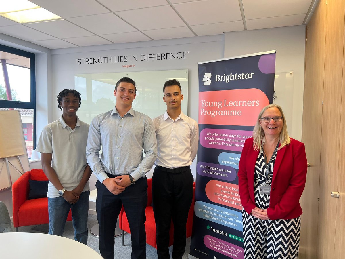 Here’s @ajayburns21 with our latest Young Learners on our Summer Work Placement scheme. Archie formerly @Brentwood_Sch is now at Uni & joins us for an extended work placement after completing a placement @SiriusGroupUK in 2022 Treasure @Brentwood_Sch & Reece join us for 1 week