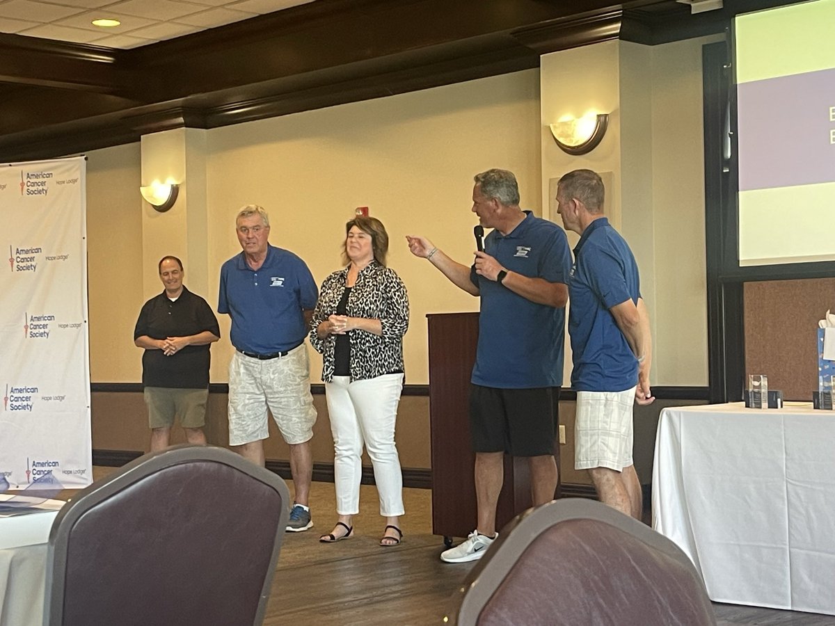 Great event yesterday honoring <a href="/Coach_McGill10/">Rich McGill</a> and Sammy Strawn as they continue their fight against cancer. <a href="/CoachesvsCancer/">Coaches vs. Cancer</a> |<a href="/GlfatIndianCrk/">Golf at Indian Creek</a> | @acsnebraska | <a href="/GarySharp1620/">Gary Sharp</a> <a href="/JrJayBasketball/">Jr. Jay Basketball</a> 

#beatcancer | #WinTheDay 🟠🔵