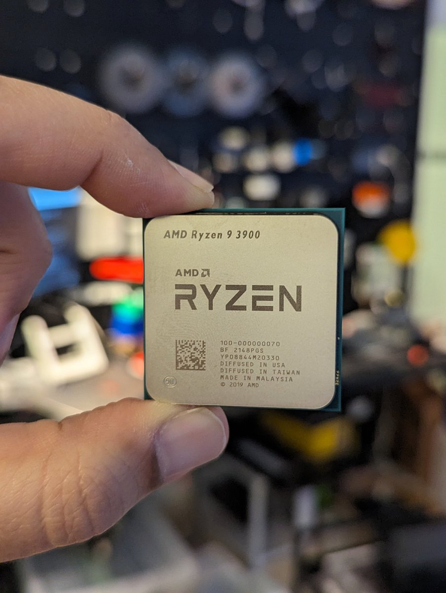 bokiko's tweet image. Once was one of the most difficult CPUs to get, today we have it and will test it 😎

Ryzen9 3900 (non X) 12 cores and 24 threads

#cpumining ⛏️