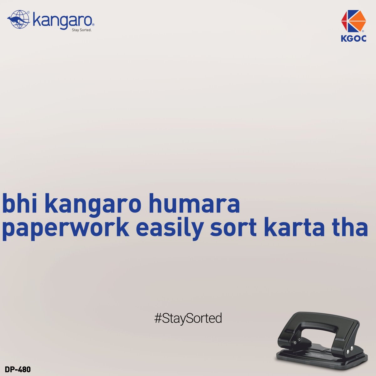 KangaroKGOC's tweet image. Zamane badle, lekin hum nahi ;)

#KGOC #StaySorted #PaperPunch