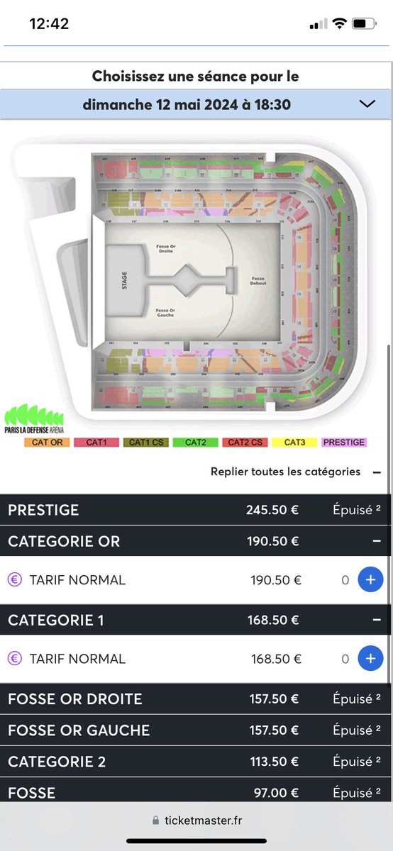 httpxmbre's tweet photo. Les gaaars il restedes places sur Paris ils en ont remis #TStheErasTour #TaylorSwift #TheErasTour #Ticketmaster (et si jamais je revends mes places pour Lyon en Cat or) https://t.co/FqmWOYejot