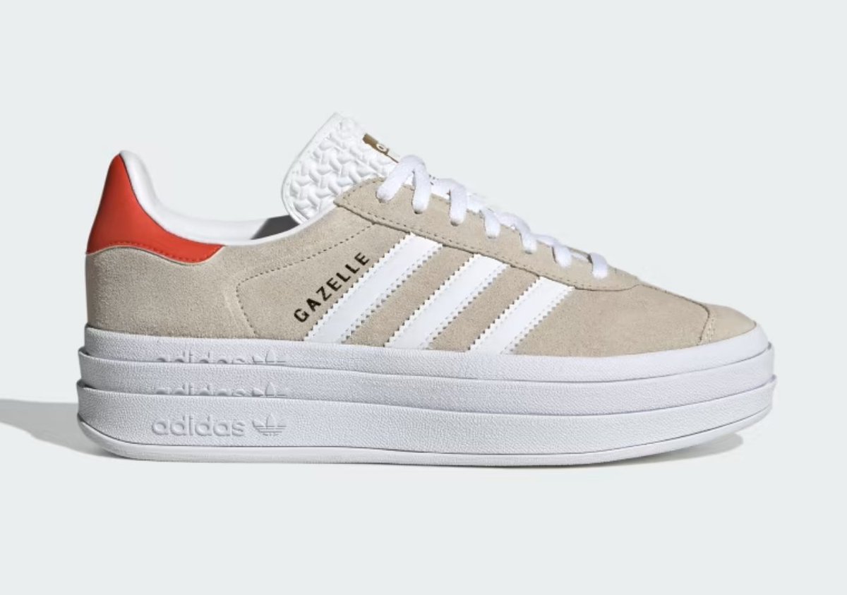 SOLELINKS's tweet photo. Ad: NEW Women's adidas Gazelle Bold dropped via adidas US 

Wonder Beige:https://t.co/B1eUdFPU1M
Collegiate Orange:https://t.co/ztpW3Cqhz3 https://t.co/NCk96FTzKg