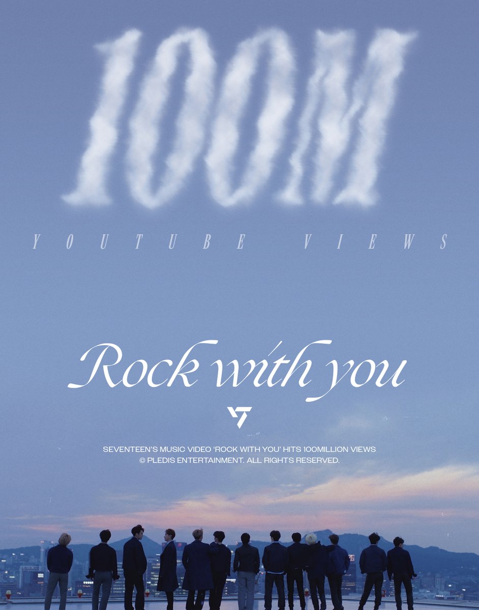 SEVENTEEN(세븐틴) 'Rock with you' M/V Hits 100 Million Views🎉

#SEVENTEEN #세븐틴
#Attacca
#Rockwithyou
#SVT_Rockwithyou

#Rockwithyou100MViews
#Rockwithyou100MillionViews