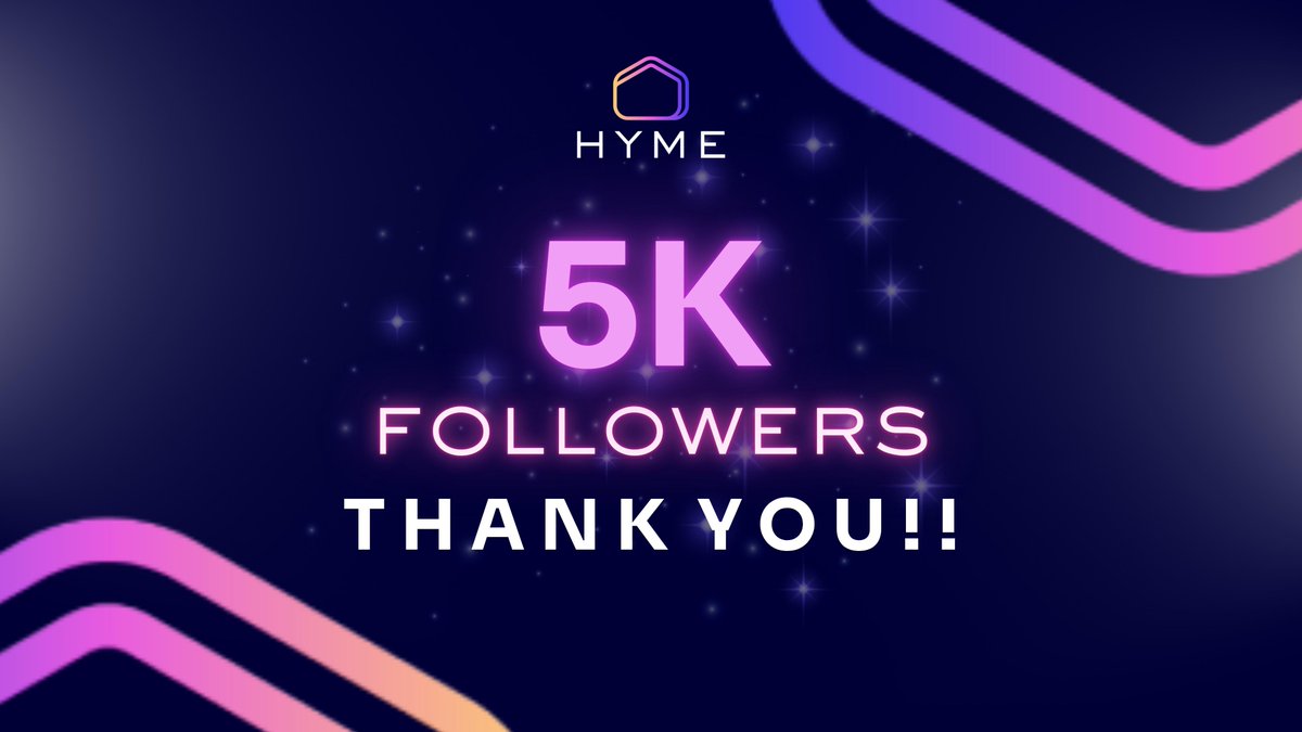 HymeNetwork's tweet photo. 🎉 WOW! We gained 5k followers in just 24h! Thank you for your support🙏 This is just the beginning of an incredible journey! 🚀

Join our Telegram for real-time announcements and engage with our fantastic community. 
👉 https://t.co/iNRSkDzxX7 👈 https://t.co/iqGBBXcVqH