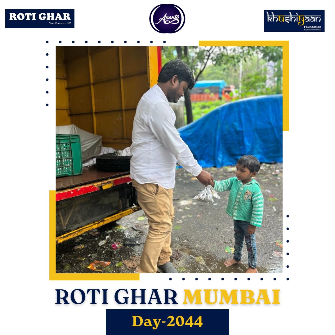 RotiGharIndia's tweet photo. Date : 20-07-2023
Location :
Mumbai
Vitava
Odisha
Valsad
Roti Ghar : Day 2044
"The highest of distinctions is service to others"
Be kind to everyone and spread happiness across!
.
#upliftingsociety #helpingothers #feedingkids #hungerfree
#Hungerfreeindia #Kidsofrotighar https://t.co/u6fgg8uqPk