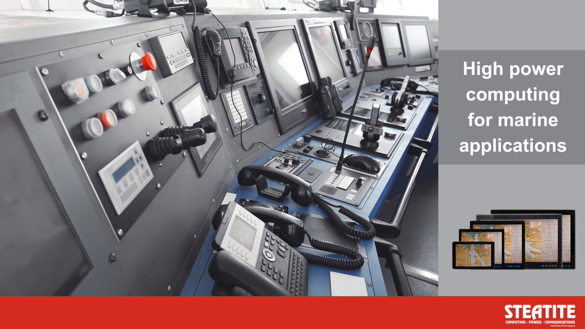 Steatite's tweet photo. PCs for #marine applications must be more than just waterproof – they must incorporate power-saving technologies, reliable connectivity and anti-glare display, all with guaranteed ruggedness.

See our range: https://t.co/lJusL8oI6Y

#MarineComputer #Maritime https://t.co/9pJZhQSGDE