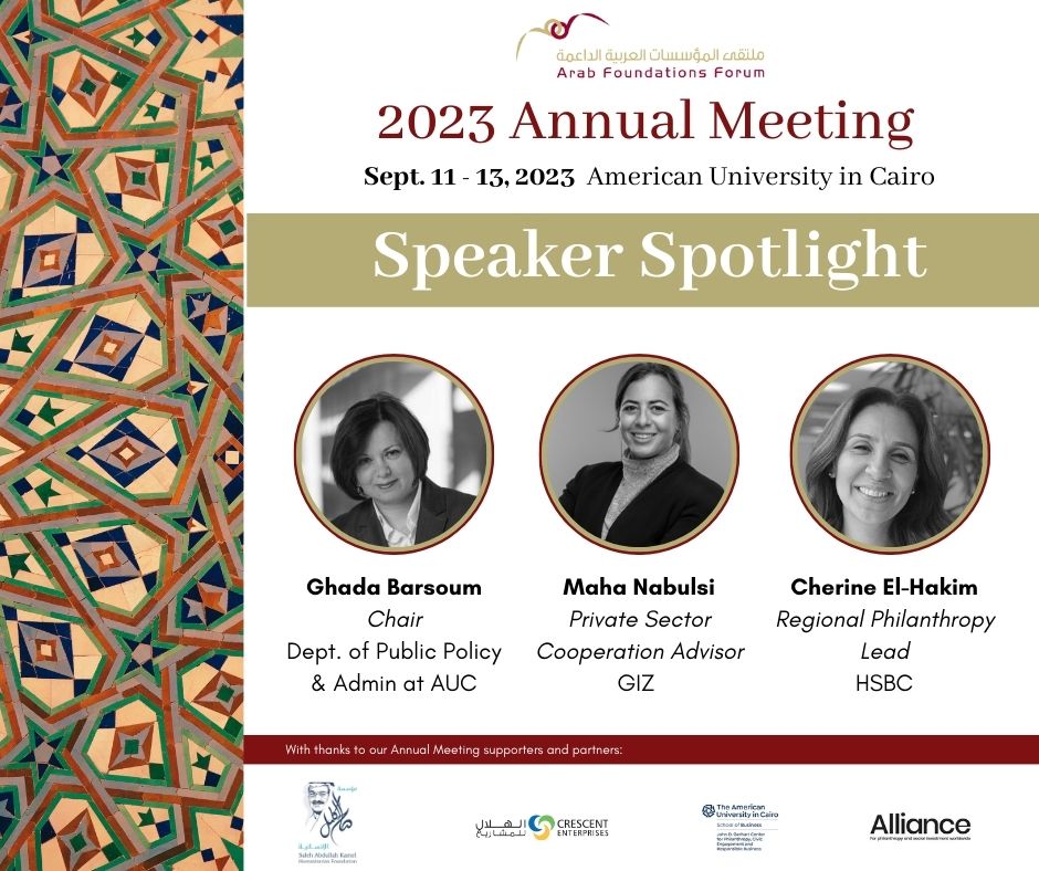 Can green jobs drive employment & #empower Arab #youth? Meet the speakers who will help answer this key question at the #AFFAnnualMeeting, Sept. 11-13.
Book your space now! https://t.co/KcJUqttBrd
@AUC @giz_gmbh https://t.co/Lx8IMW8QHr
