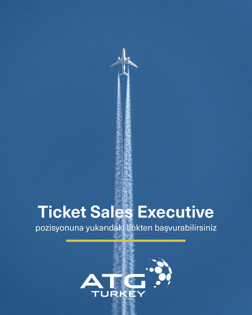 Uçak Bileti departmanımıza ekip arkadaşları arıyoruz! 

🔗 linkedin.com/jobs/view/3674…

#uçakbileti #işseyahati #işilanı