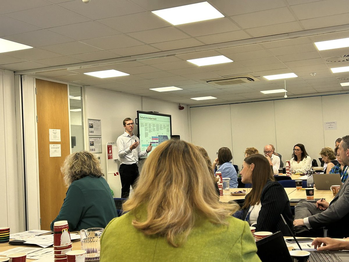Excited to kick off our day of discussions on digital transformation with colleagues from the New Hospitals Programme in England with @mattgardneruk &amp; team <a href="/CV_UHB/">Cardiff and Vale University Health Board</a> <a href="/DavidTh03706620/">David Thomas</a> <a href="/AngelaCAVUHB/">Angela Parratt (she/her) 💙</a> <a href="/NavMasani/">Nav Masani</a> <a href="/GeeJ65/">Geraldine</a> #shapingourfutures