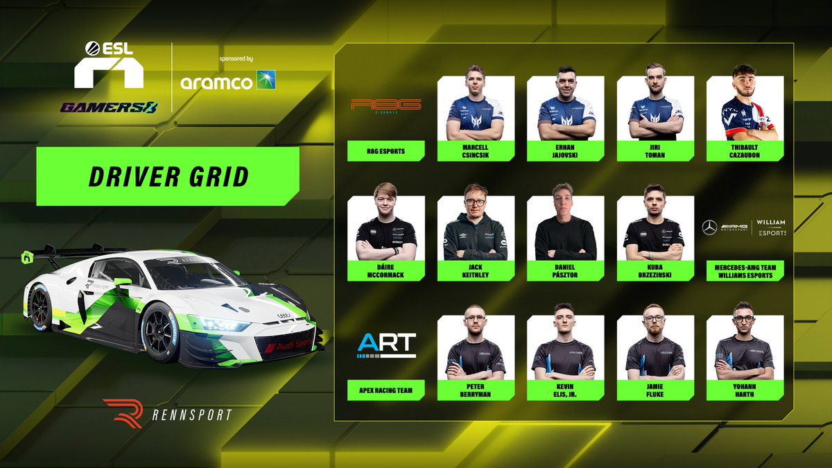 WOW WOW WOW 🤯

We have something very special for you. Some major changes to the driver line-up - will these new faces mix up the hierarchy of the ESL R1?

Only 2 days left until we race 🏎️🏎️🏎️

#Gamers8 | #TheLandOfHeroes