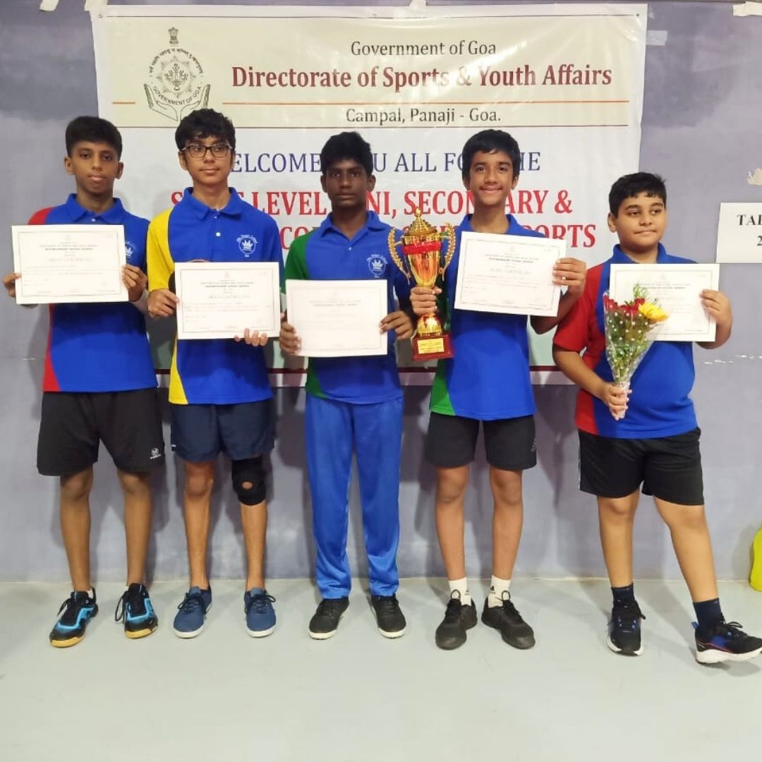 thekingschool's tweet photo. State Runners-Up!! Congratulations to our exceptional U-14 Table Tennis boys team for your outshining performance at The DSYA Table Tennis Tournament. We are very glad as you guys stood top of the list in second place.
#runnerup #tabletennis #players #dsya #tksgoa #studentlife https://t.co/9bSA43KCGw