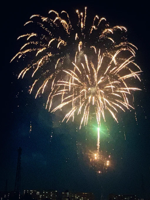 今年初花火〜