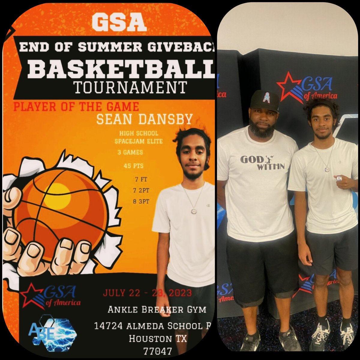 Late Post: Big Sean took care of Bizzness this past weekend.. #CollegeHoopDreams #SchrienerUniversity