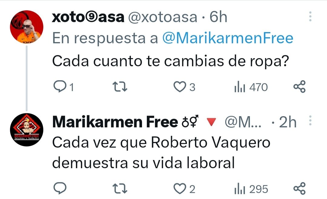MarikarmenFree's tweet photo. El Frente Obrero no solo ha hecho el ridículo electoral, 45 mil votos, si no que ahora su gurú, el Youtuber sin vida laboral, se dedica a hacerme videos diciendo lo mismo que me me decían los fachas en los 90, perroflauta, que trabaje, que me duche, argumentos de partido sólido. https://t.co/yOA20nW8Rx