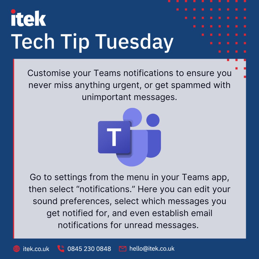 Itek Systems Management tweet media