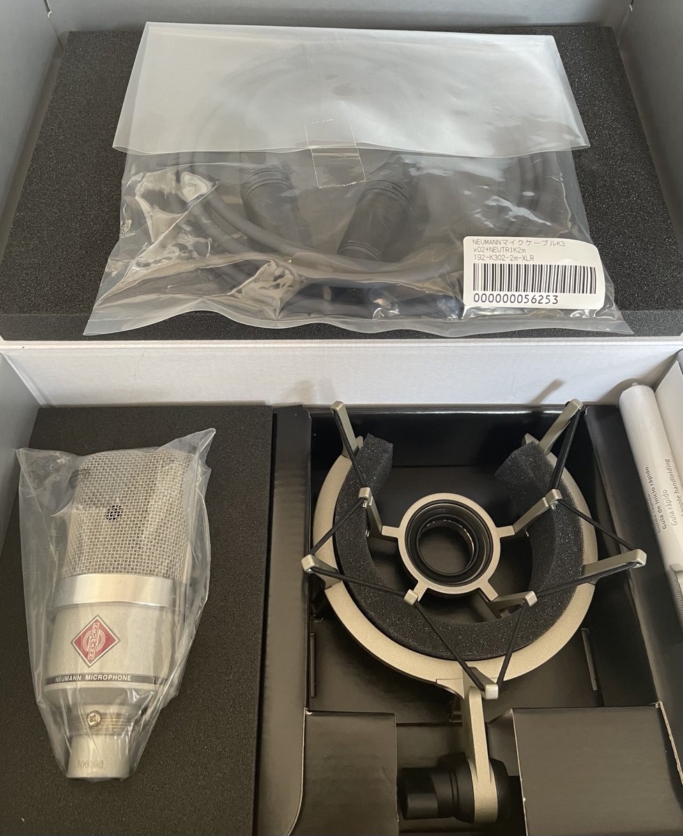 3rdeyedevil's tweet photo. #DTM #そをだ #NEUMANN #TLM102
必殺ノイマン固め。結構な出費ではあるが現在の環境だとベターなのではなかろうか。早くセッティングしてRECしたいところだが、今は作曲に夢中なのである💻インターフェースも買い替えたいなあずっと言ってるけど🤣 https://t.co/L6QiIBofcK