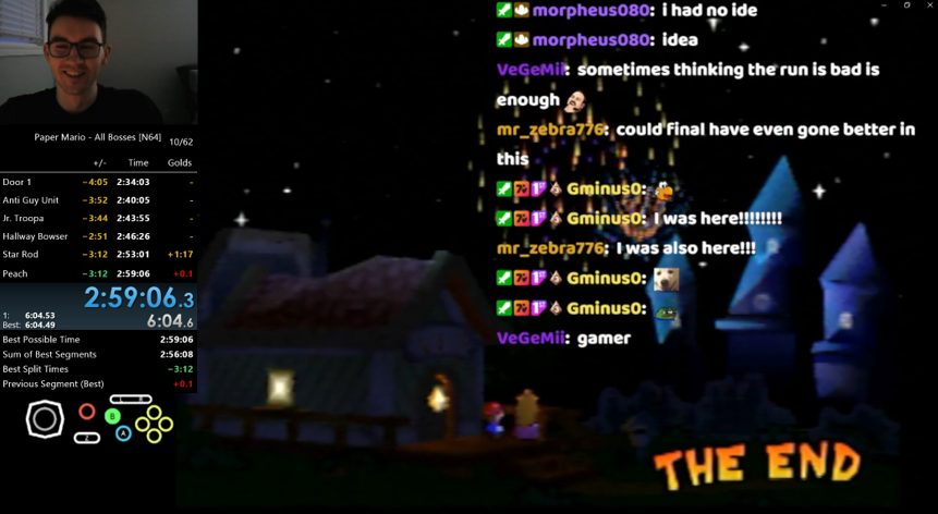 RandomSauce88's tweet photo. Paper Mario All Bosses in under 3 hours!! https://t.co/9oYTHvTl1h