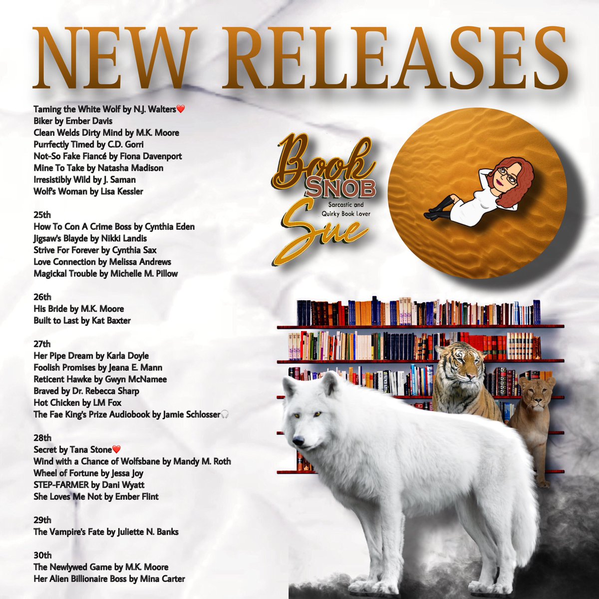 NEW RELEASES @njwaltersauthor @smutyourmouth @cgor22 @AuthorFionaD @LdyDisney @cynthiaeden @landisnikkiauth @CynthiaSax @MichellePillow @Karla_Doyle @JeanaEMann @SchlosserJamie @mandymroth @AuthorJessaJoy @ddwyattauthor @_EmberFlint @julzbanks @minacarter m.facebook.com/story.php?stor…