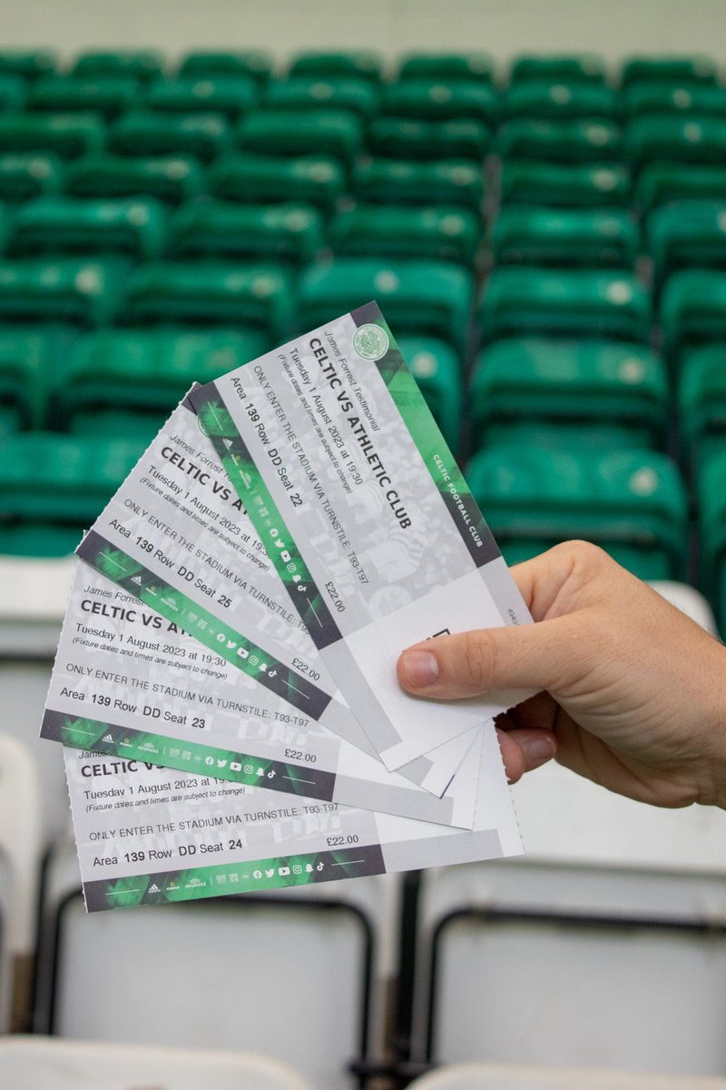 🍀 Competition 🍀 We're giving away 4⃣ tickets to James Forrest's Testimonial, thanks to the generosity of our Ambassador @martin_compston 🎟️👏 To enter: ✅ Follow @FoundationCFC 🔁 Retweet this tweet T&Cs apply: tinyurl.com/cfcfoundation Winner announced Friday, good luck! 🤞