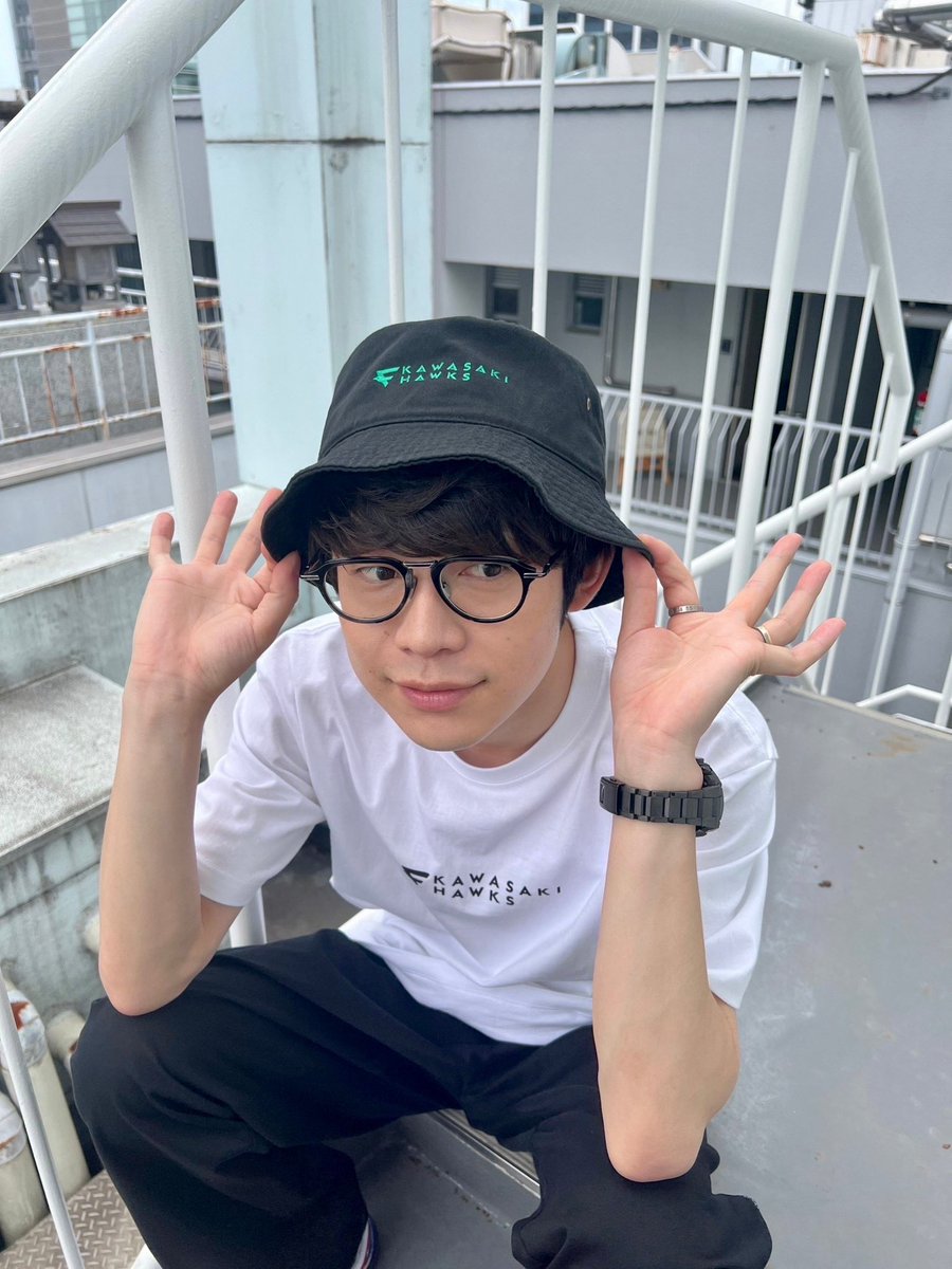 KAWASAKI HAWKS第二弾は シンプルバケットハットであります😎 この夏は