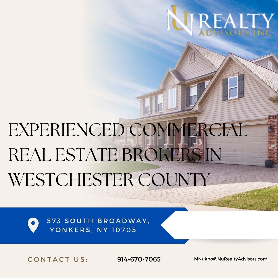 Experienced Commercial Real Estate Brokers In Westchester County

#realestatecompanies
#commercialrealestate
#commercialproperty
#realestate
#realestateadvisors
#nurealtyadvisors
#brokeragecompany
#propertymanagement