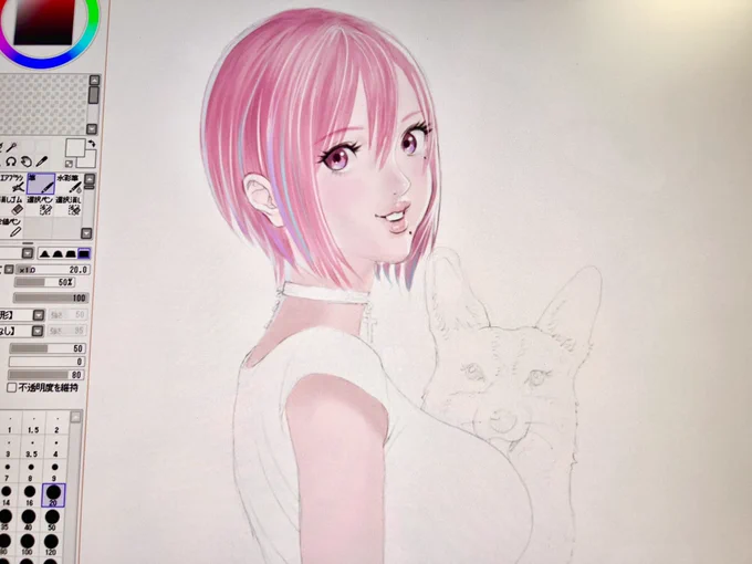AIと手描きのハイブリッド