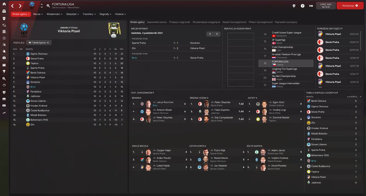 andyrm89's tweet image. Na chwile obecną nie najgorzej to idzie 😅 1 sezon w @FCZbrojovkaBrno @fotbalovyraj #FM22