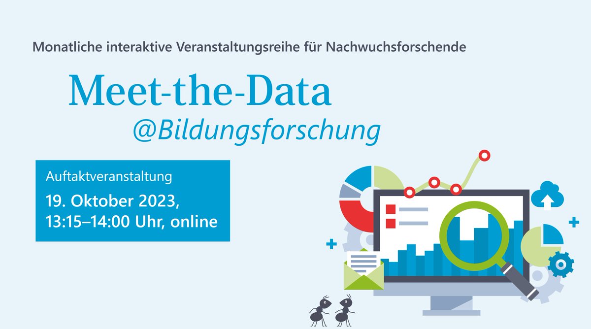 KonsortSwd's tweet image. 📢Zusammen mit dem @VerbundFDB startet KonsortSWD eine neue Veranstaltungsreihe! Bei Meet-the-data stellen verschiedene #FDZ ihre Daten vor. Los geht&apos;s mit den #Bildungsdaten, offizieller Start ist am 19.10. Save the date‼️
Mehr Infos hier: forschungsdaten-bildung.de/meet-the-data
#meetthedata