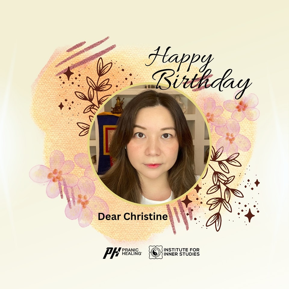 Let us all join together to wish Christine Choachuy, the President of the Institute for Inner Studies and Master Choa Kok Sui's eldest daughter, a very happy birthday! With lots of love, light and power.

We love you dear Christine ❤️