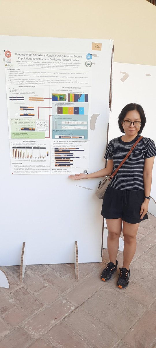 Tram Vi poster 834 about Vietnamese coffees is awaiting  you #SMBE2023 <a href="/valerie_poncet/">Valérie Poncet</a> <a href="/YvesVigouroux/">Yves Vigouroux</a> <a href="/DYNADIV_IRD/">DYNADIV_IRD</a> <a href="/ird_fr/">IRD.fr</a>
